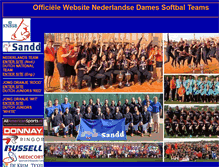 Tablet Screenshot of dutchsoftballteam.com